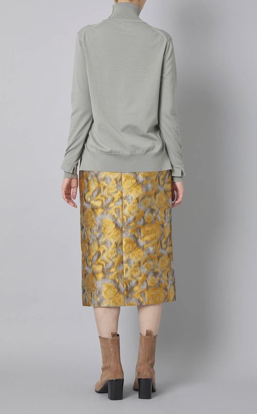 タートルネックニットプルオーバー