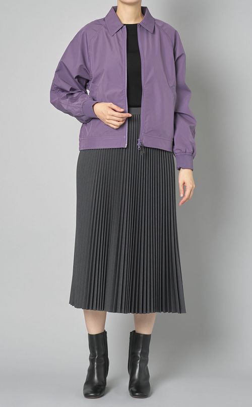 ウールストレッチプリーツスカート