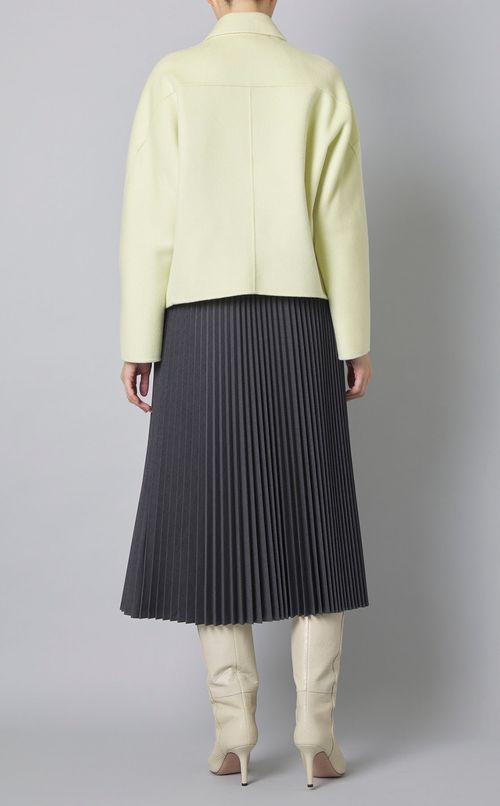 ダブルフェイスショートコート