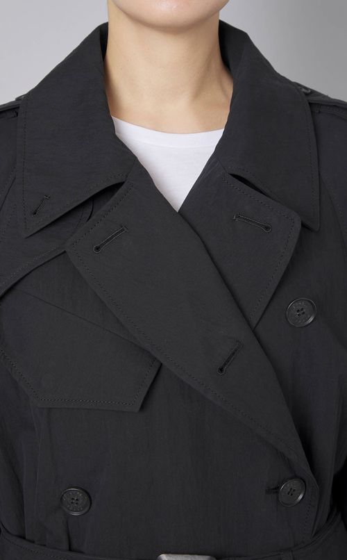 ベルト付ロングトレンチコート