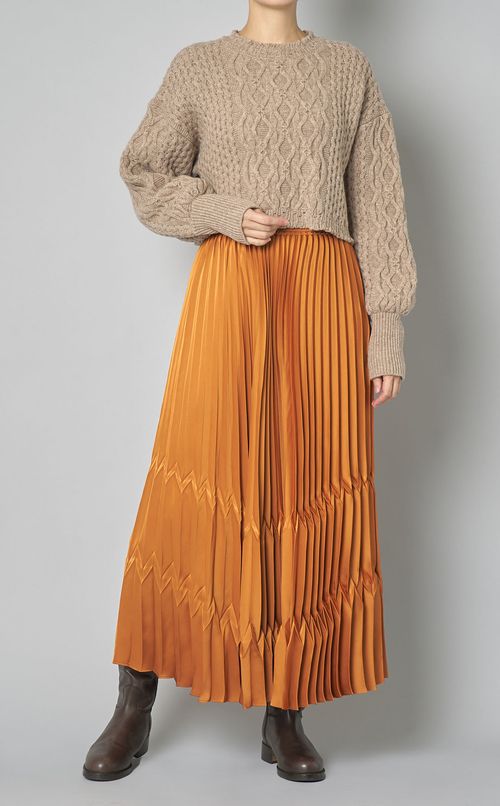 ランダムプリーツスカート