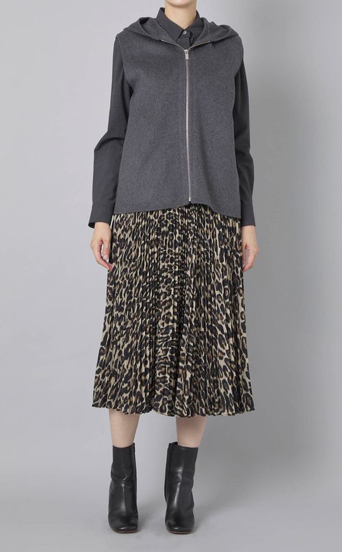 ウールカシミヤフーディベスト