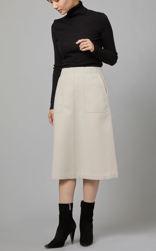 ジャージートラペーズスカート