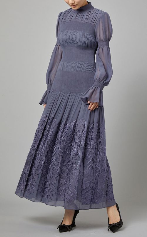 シャーリングドレス