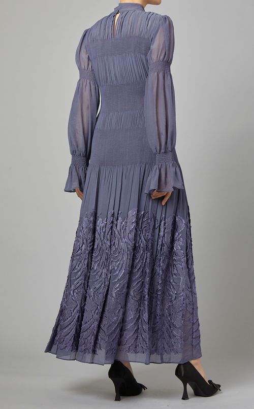 シャーリングドレス