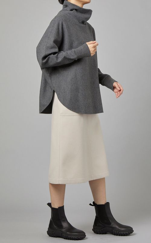 ジャージートラペーズスカート