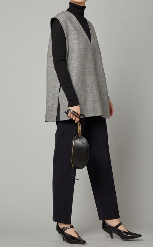 2wayブロックトゥースジレ