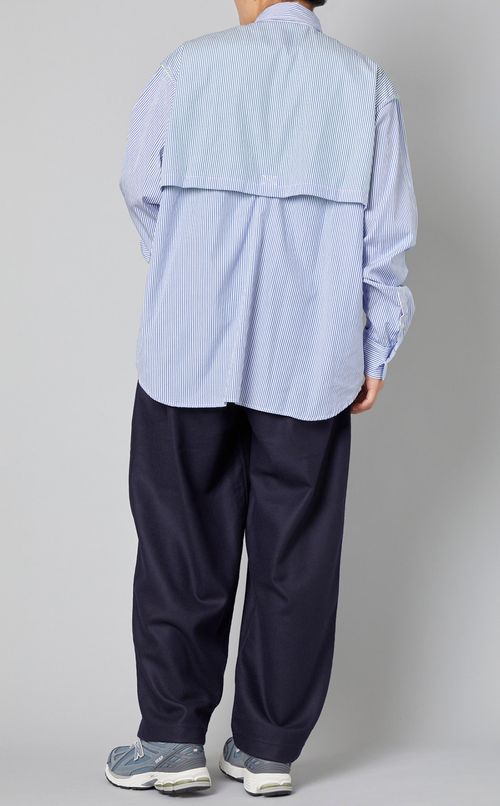 ストライプベンチレーションシャツ