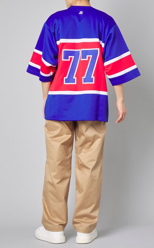 ナンバリングサッカーTシャツ