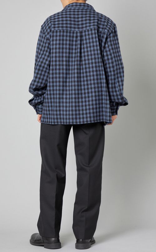 ダブルポケットチェックシャツ