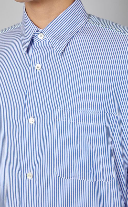 ストライプベンチレーションシャツ