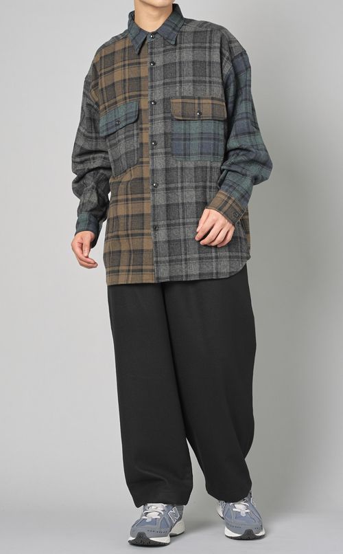 コットンツイードクレイジーシャツ