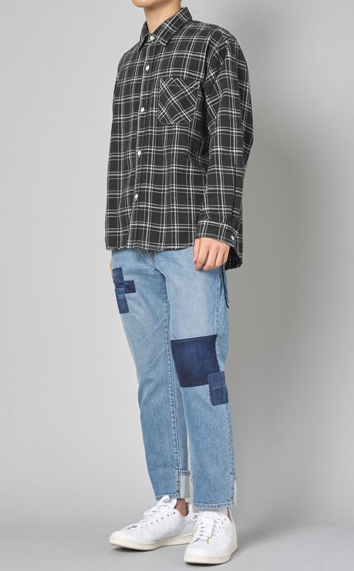 ツイルチェックレギュラーシャツ