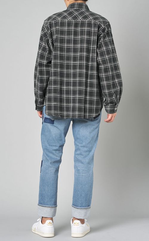 ツイルチェックレギュラーシャツ