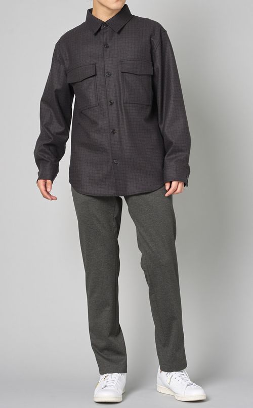 フランネルチェックシャツ