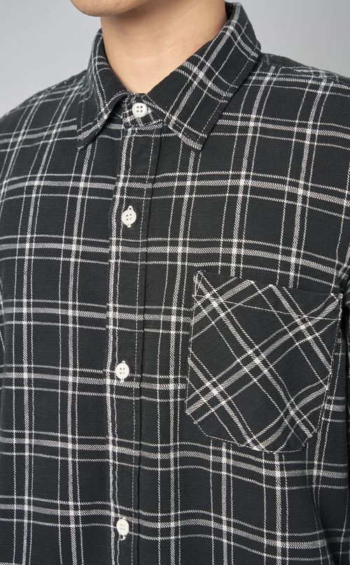 ツイルチェックレギュラーシャツ