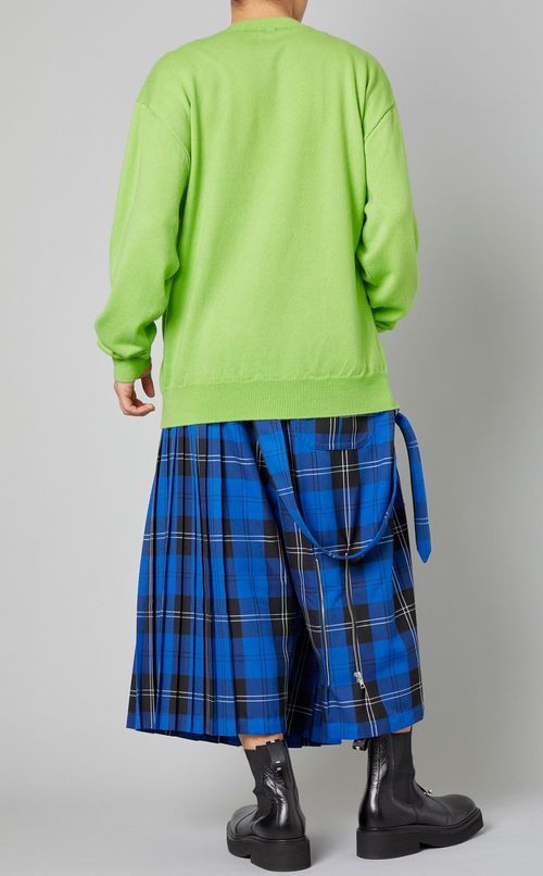 フォールドプリーツパンツ