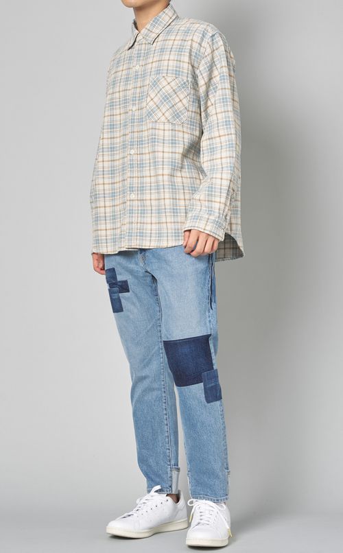 ツイルチェックレギュラーシャツ