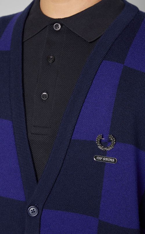 チェッカーボードカーディガン