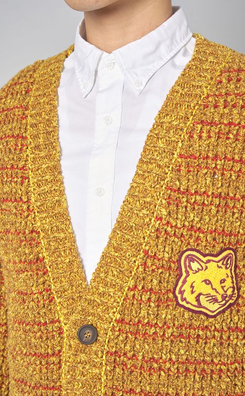 メランジVネックカーディガン