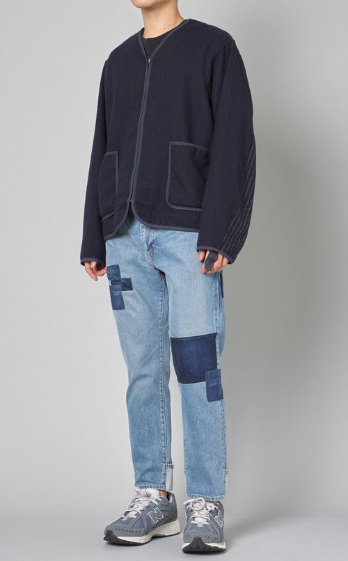 デニムリメイクイージーパンツ