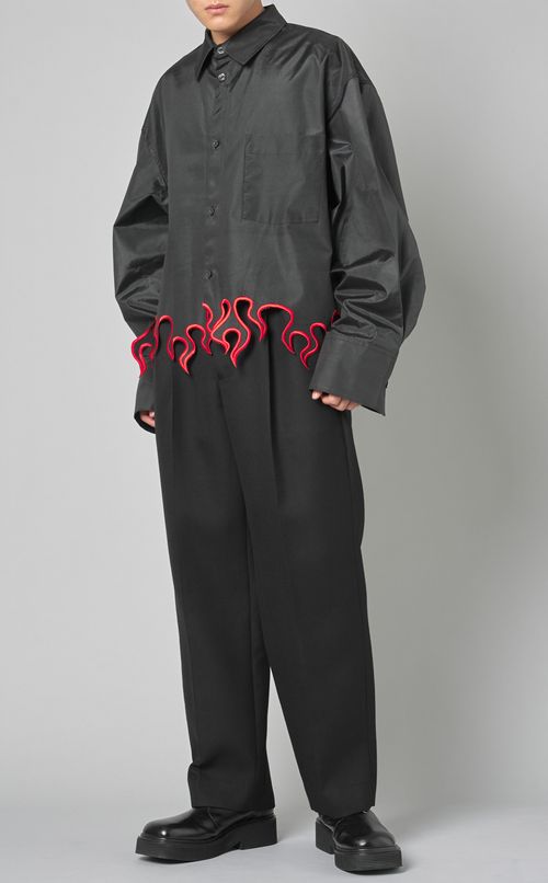 ヘムフレイムショートシャツ