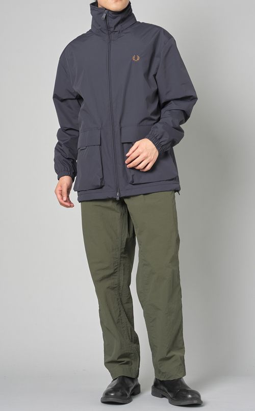 スタンドカラーパッチポケットブルゾン