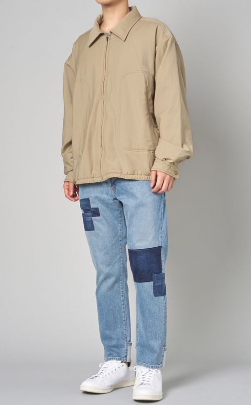 ウールサテンライトパフブルゾン