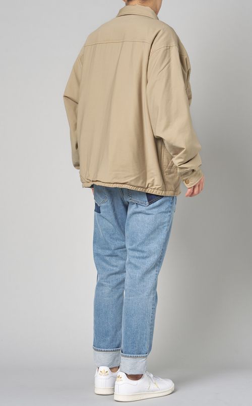 ウールサテンライトパフブルゾン