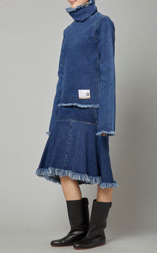 デニムマーメイドスカート