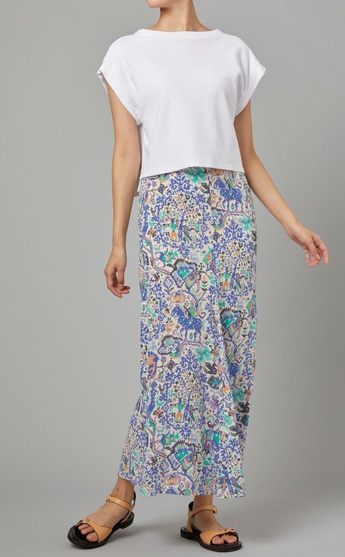 プリントロングスカート