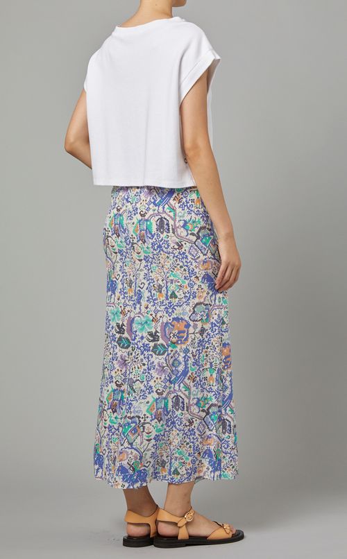 プリントロングスカート