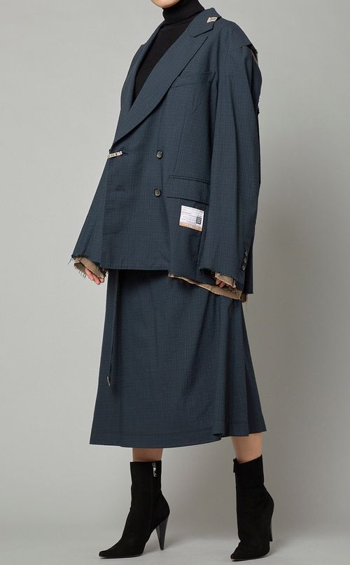 ウールダブルブレストジャケット