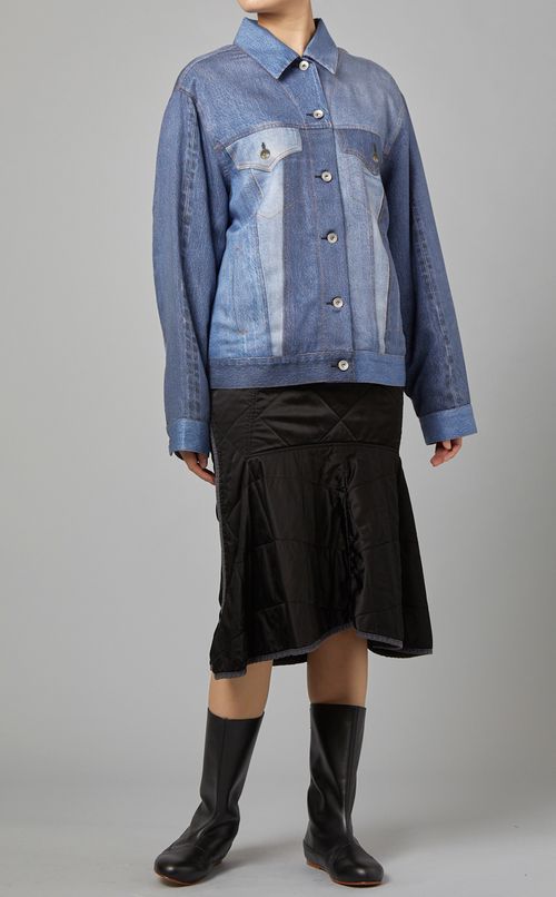 キルティングマーメイドスカート