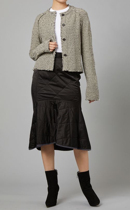 キルティングマーメイドスカート