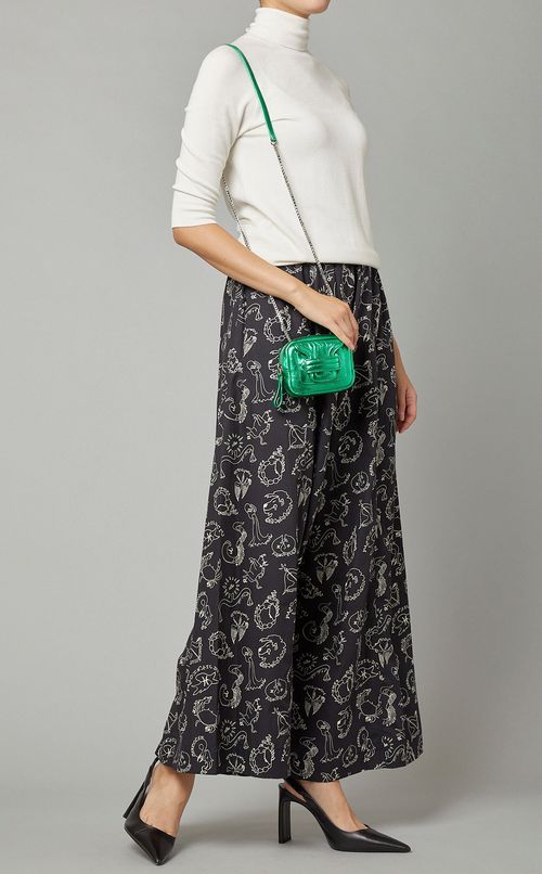 マルチプリントイージーワイドパンツ