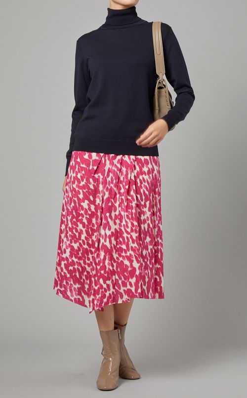 AMINA-Sレザーショルダーバッグ