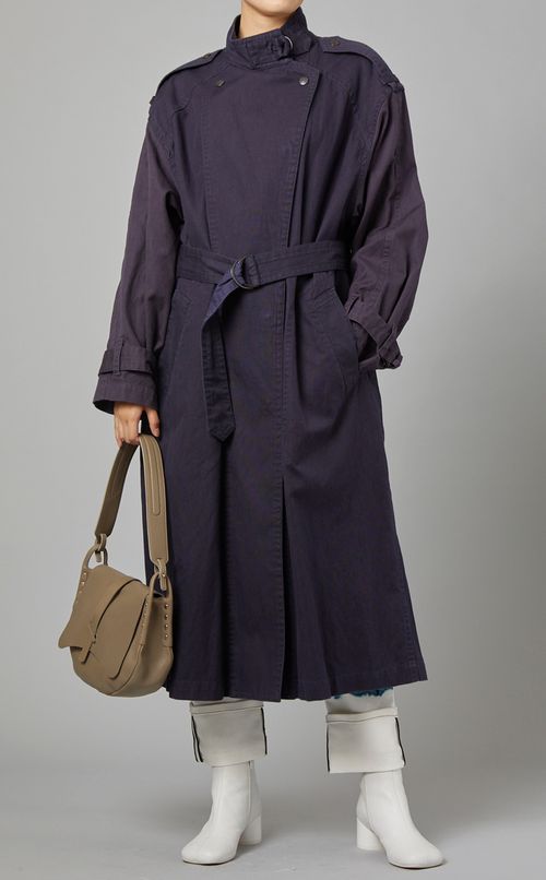 AMINA-Sレザーショルダーバッグ