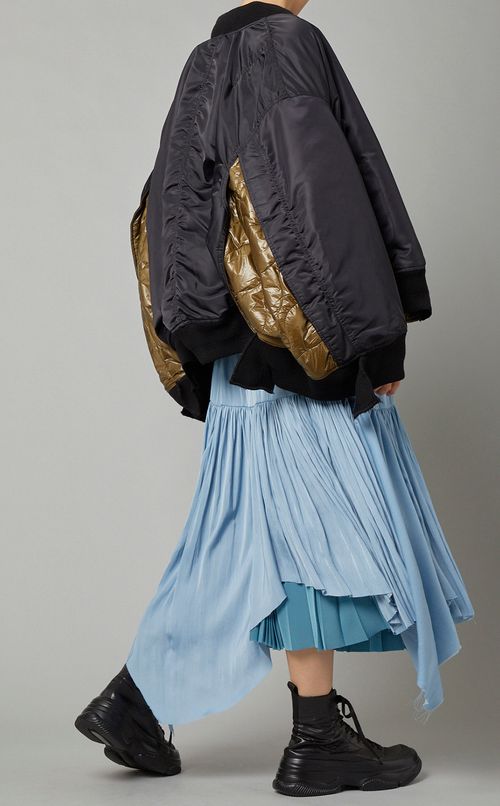 キルティングコンビMA-1ブルゾン