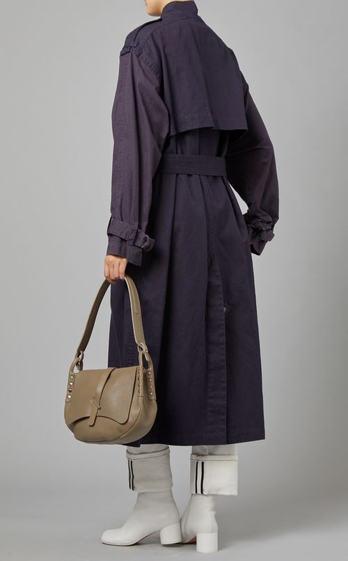 AMINA-Sレザーショルダーバッグ