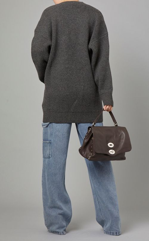 ウールVネックロングカーディガン