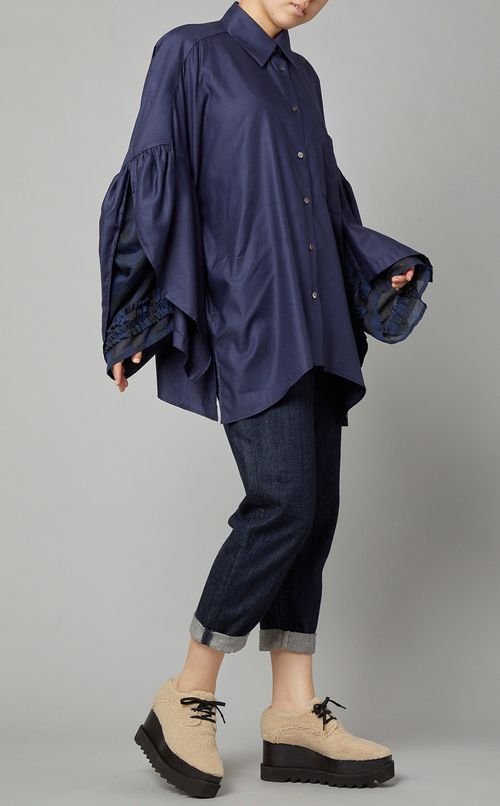 ドロップショルダーブラウス