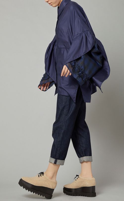 ドロップショルダーブラウス