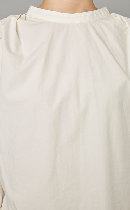 ドレープバックロングスリーブブラウス