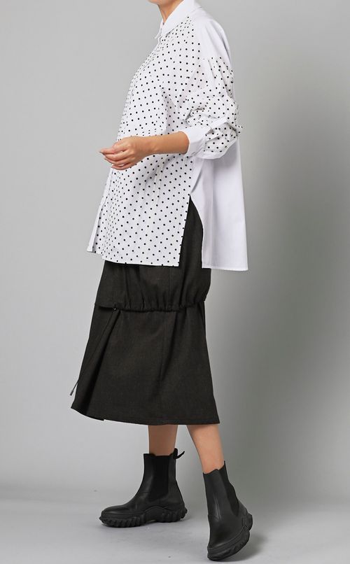 ドットレース切替シャツ