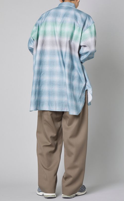 ロングフランネルシャツ