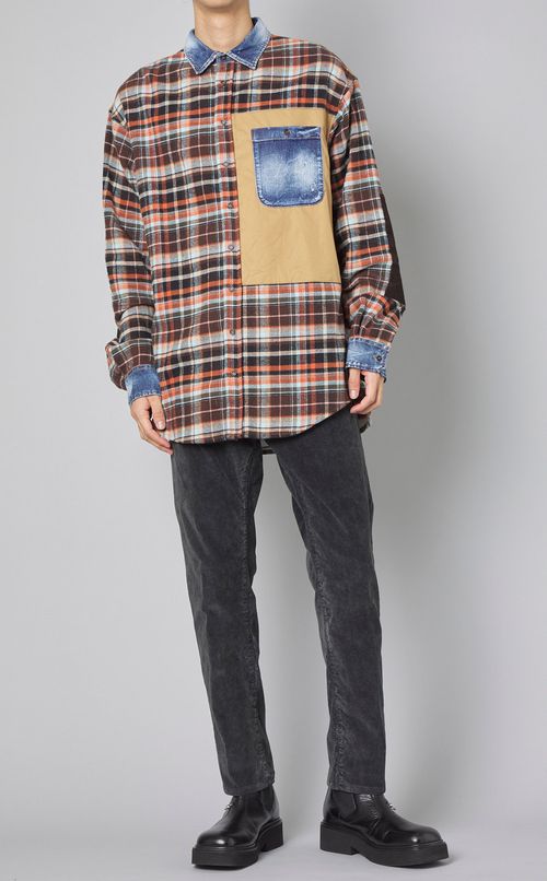 ウォッシュドコーデュロイパンツ