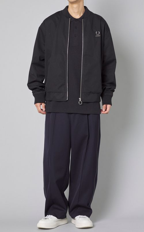 プリントボンバージャケット