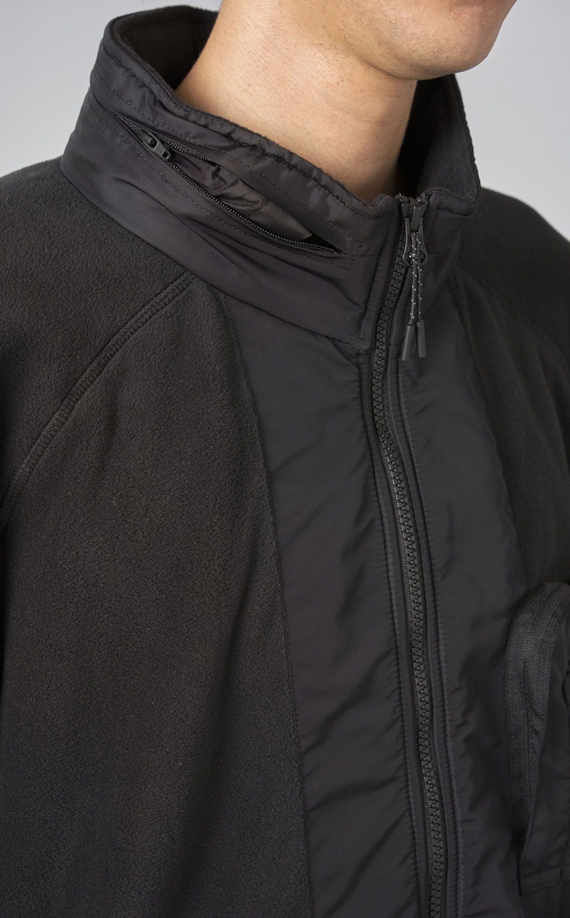 MARMOT CAPITAL マイクロ フリース マフラー ブラック 在原みゆ紀 