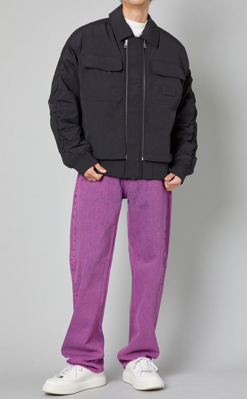 フェードダイストレートパンツ